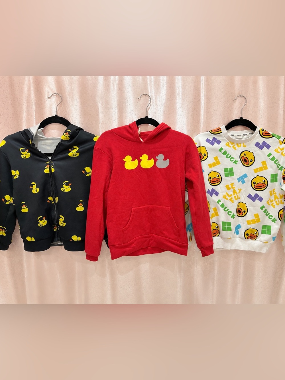 Super cute Duck graphic hoodies and sweatshirt bundle!
